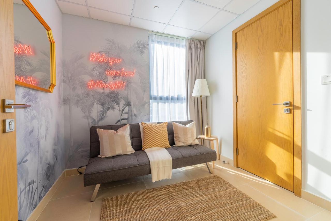Nouveau Art Deco 3Br With Burj & Canal Views Dubai Exterior foto